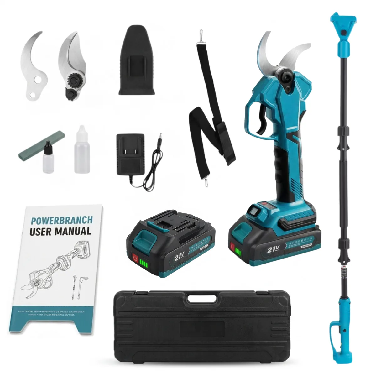 Contenuto scatola forbice elettrica PowerBranch